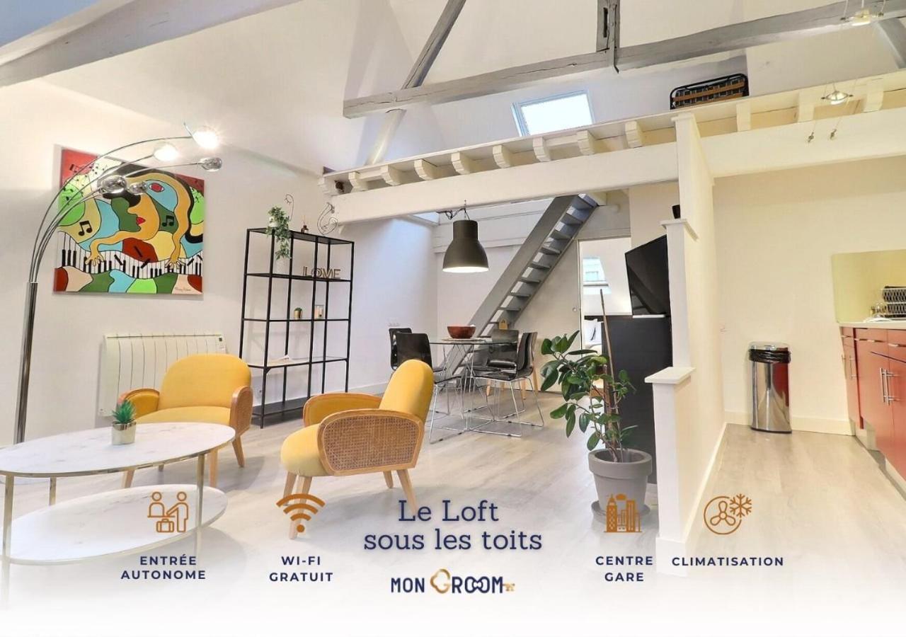 Le Loft Sous Les Toits - Proche Gare - Mon Groom Troyes Eksteriør billede